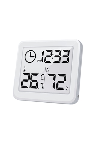 Youtek Dijital Odalar İçin Mini Nem Ve Sıcaklık Ölçer -10 C/70 C, 20%/99% Rh Pil İle Teslim Edilir