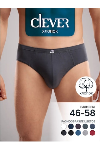 Clever Wear Pamuklu Slip Külot 13464335 Koyu Gri