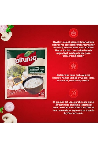 Altunsa Hazır Çorba 4 Lü Paket 4 Çeşit - 60 Gr