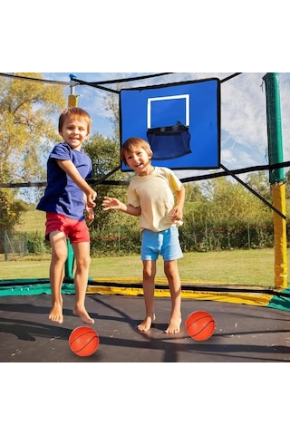 Mini Basketballs İle Trambolin Basketbol Potası Trambolin