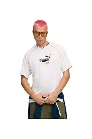 632563-02 Puma Kıng Relaxed Football Jersey T-shirt Beyaz 632563-02 Beyaz