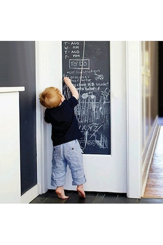 Yapışkanlı Kara Tahta Sticker Blackboard (328164508)
