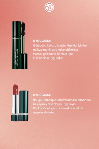 Yves Rocher Bloominbag Çizgili Çanta Ruj Ve Maskara Seti- Ruj- Nude Kiraz Çiçeği 3.5 Gr & Maskara 7.8ml