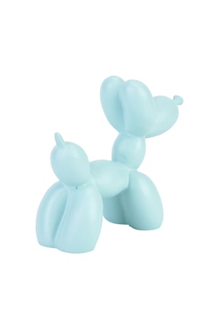 Konesam Mavi Balon Köpek Resin Dekoratif Alet - Modern Ev Dekorasyonu, Oturma Odası, Tv Ünitesi, Masaüstü Süs Eşyası