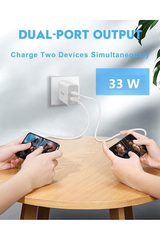 Samsung Galaxy Uyumlu S23 S24 S25 Plus / S23 S24 S25 Ultra Hızlı Şarj Aleti 33w Type-c Başlık Adaptör