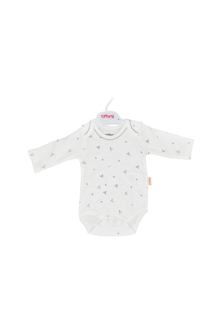 Tiffany Baby & Kids Tiffany Baby Olive Branch Theme Uzun Kol Body 46011 Ekru