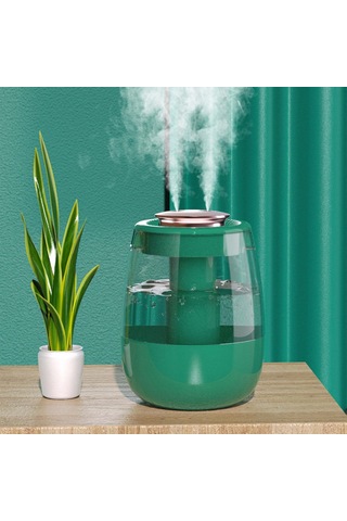 Samdoo J10 Yeşil Usb Nemlendirici: İki Fırtına Aynası, Sayısal Nem Göstergesi, Ev Kullanıma Uygun