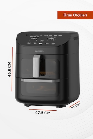 Kumtel Fastfryer HAF-11 Çift Hazneli Hava Fritözü