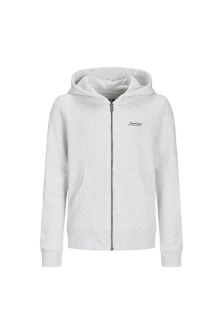 Jack & Jones Jjbeau Sweat Zıp Hood Jnr Gri Erkek Çocuk Sweatshirt 000000000102257559 Gri