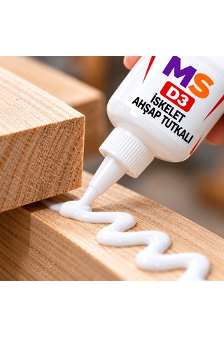 2 Adet Hazır D3 Ahşap Tutkalı 150 Gr Güçlü Dayanıklı Şeffaf Mobilya Mdf Kumaş Kağıt Yapıştırıcısı