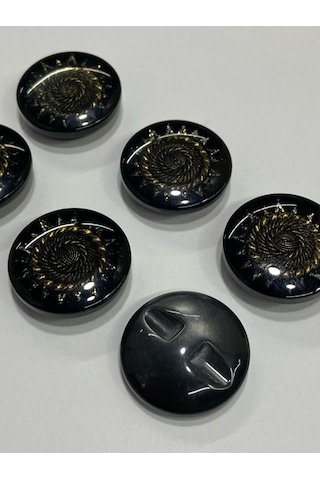 Kaban Ve Manto Düğmesi / Özel Tasarım /6 Lı Set / 2,8 Cm Krn149