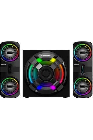 Rampage RMS-311 Shard 2 1 80W Rgb Işıklı Speaker Siyah