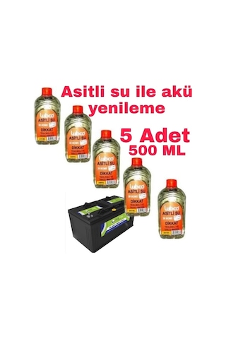 Asitli Su500ml (akü Asiti) 5ad.(1lt-2lt-3lt-5lt-10lt Mevcut)
