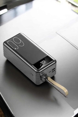 Mey İthalat Powerbank 60.000 Mah Dijital Göstergeli 4 Portlu Taşınabilir Diğer