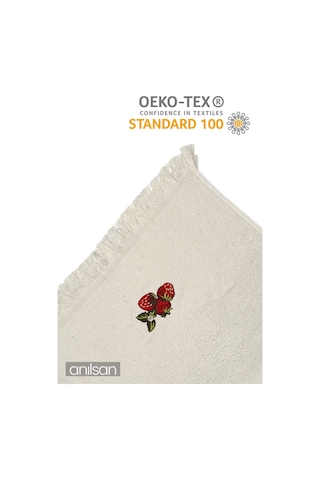 %100 Pamuk 2'li Bej Mutfak Havlusu - 40x70 Cm El Ve Yüz Havlusu 2 Adet