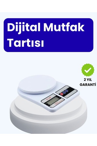 Hepsi Dijital Mutfak Terazisi 10kg Kapasiteli 1g Hassasiyetli Najmaddin Diğer