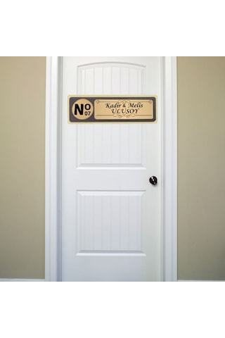 Kişiye Özel Mdf Kapı İsimliği