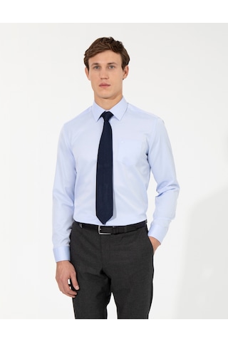 Pierre Cardin Erkek Açık Mavi Gömlek Basic 50258931-vr003 Açik Mavi