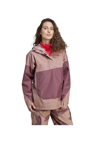 Adidas Terrex Xploric 2.5l Climaproof Anorak Kadın Pembe Kapüşonlu Ceket Pembe