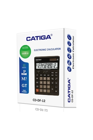 Catiga CD-DF-12 Masaüstü 12 Haneli Hesap Makinesi