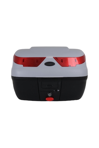 Motosiklet Arka Çantası Gri 40 Litre Topcase Motor Çanta Sl-40