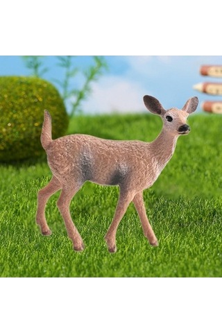 Lijinxu Geyik Heykelcik Koleksiyonu El Sanatları 7,5x3,5x7,5-cm