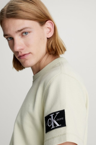 Calvin Klein Bisiklet Yaka T-shirt Yeşil