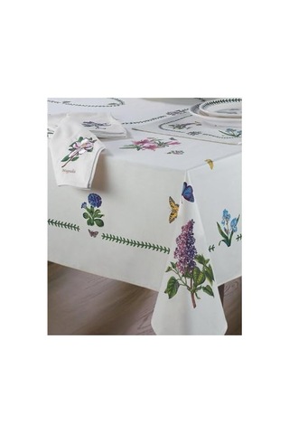 Portmeirion Avanti Linens Botanic Garden 60x120 Masa Örtüsü, Fildişi Acı Kahverengi