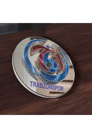 El Yapımı Filografi Trabzonspor Logo Premium Kalite Malzeme Ile Hazırlanmış Dekoratif 25,5cm Trabz