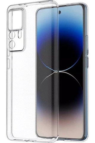 FitCase Xiaomi Mi 12T / 12T Pro Kılıf Kamera Korumalı Silikon Şeffaf Arka Kapak