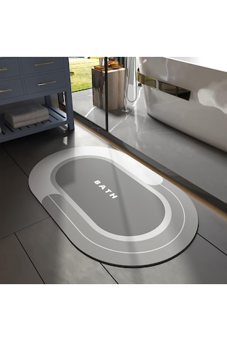 Netmarkt Banyo Paspası - Süper Emici Kaymaz Hızlı Kuruyan Lekeye Dayanıklı Halı - Dış Mekan Küvet Duş Odası İçin Kolay Bakım 58 Cm Sku: Smg8690010213792 21 x 21