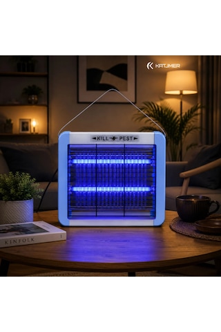 Uv Işıklı Yüksek Voltajlı Elektrikli Sinek Öldürücü-1718