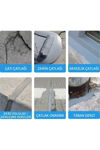 Çabuk Kuruyan Suya Dayanaklı 500 Gr. Güçlü Tamir Onarım Harcı, Yapıştırıcı, Çatı, Zemin, Derz
