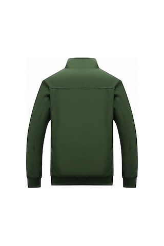 Pasifix Düz Renkli Kolaj Uzun Kollu Stant Yaka Erkek Ceket 001