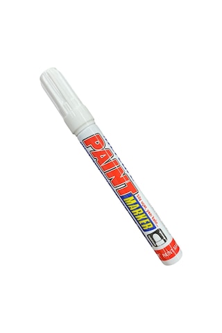 Mercure Paint Marker Beyaz Bilyalı Kalem