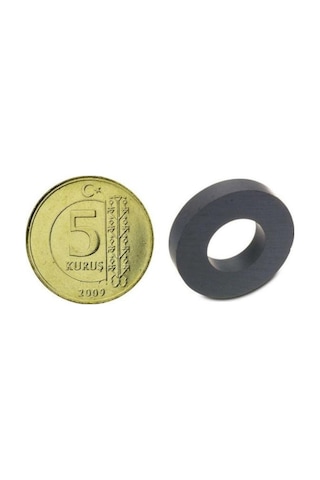 Yuvarlak Mıknatıs 30 Lu Mini Mıknatıs 1.5 Cm Kömür Halka Mıknatıs