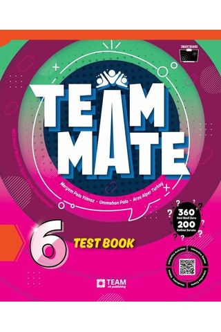 6.sınıf Team Mate Vocabulary Book + Test Book Set Metematik Yaprak Test Hediyeli