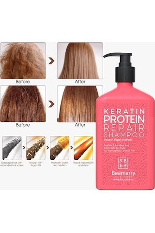 Beamarry Keratin Protein Repair Shampoo 380 Ml