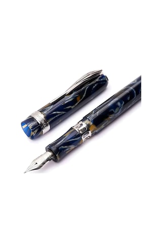 Pineider Antichi Materiali Wild Blue Palladium Dolma Kalem Spp630 Standart