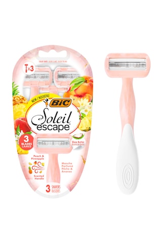 Bıc Soleil Escape 3 Bıçaklı Kadın Tıraş Bıçağı 3 Lü