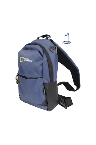 M 1005 Mega Bag Unisex Göğüs Çapraz Çanta, Body Bag Lacivert