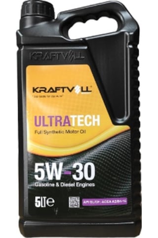 Kraftvoll 5W - 30 Ultratech Tam Sentetik Motor Yağı 5 L