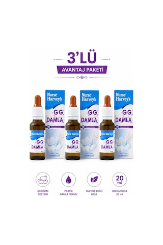 Nurse Harvey's Gg Damla 20 Ml 3 Adet