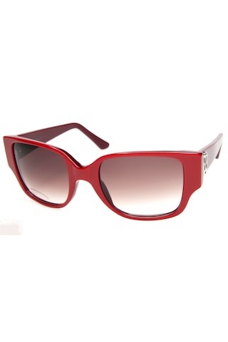 Cartier Gloria Red Brown Square Kırmızı Kare Kadın Güneş Gözlüğü