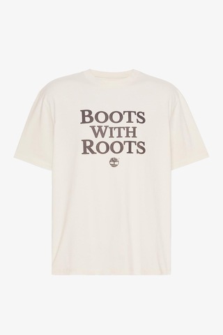 Timberland Slogan Erkek Beyaz T-shirt Tb0a6f4ncm91 Beyaz