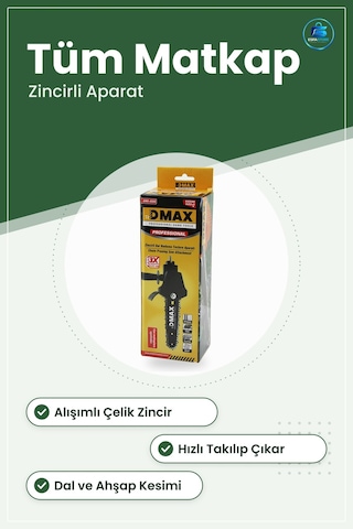 Budama Testeresi Zincirli Matkap Aparatı Tüm Matkaplara Uyumlu Da