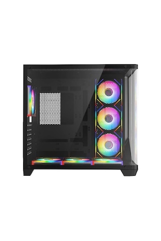 Fazeon F3 750w 80+ Bronze Tempered Glass 7x Argb Fanli Usb 3.0 Atx Bilgisayar Kasasi