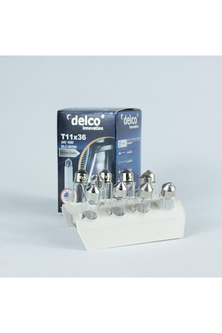 Delco U.s.a Sofit Ampul 36mm 24 Volt 10w T11x36 Halogen 10 Adet