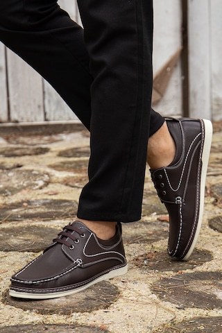 Daxtors D0607 Günlük Ortopedik Erkek Casual Ayakkabı Kahverengi