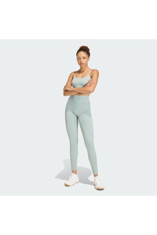 Adidas Workout Essentials Tam Boy Kadın Tayt Ke5843 Yeşil